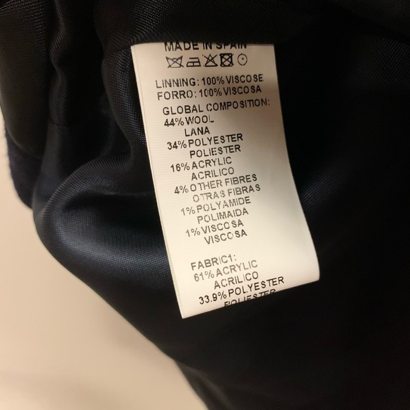 VILAGALLO Mini Skirt Navy, Red And Silver Size 42 US 10, Nwt - Picture 9 of 13